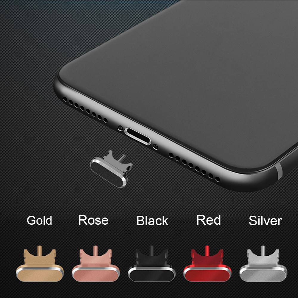 Nắp Nhôm Chống Bụi + Ngăn Đựng Thẻ Sim 2 Trong 1 Cho Iphone 12 11 Pro X Xr Xs Max 8 7 Plus