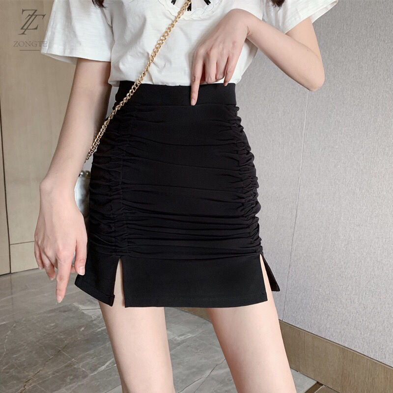 Chân Váy Nữ Lưng Cao Thời Trang Hàn 2021 chân váy đen | BigBuy360 - bigbuy360.vn
