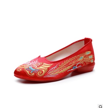 Giày cổ trang dành cho Cô dâu, giày thêu phong cách dân tộc