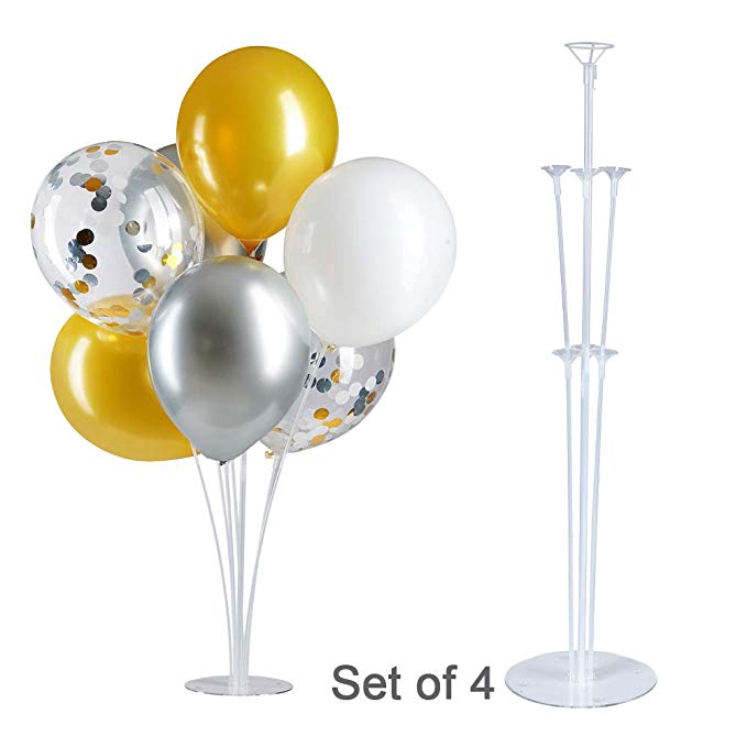 Set Cột Giữ Bong Bóng Trong Suốt Trang Trí Tiệc Sinh Nhật Trẻ Em/Quà Cưới Cho Khách