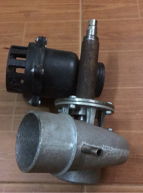 Máy bơm nước chạy bằng xe máy phi 76 - thân dài - siêu khỏe