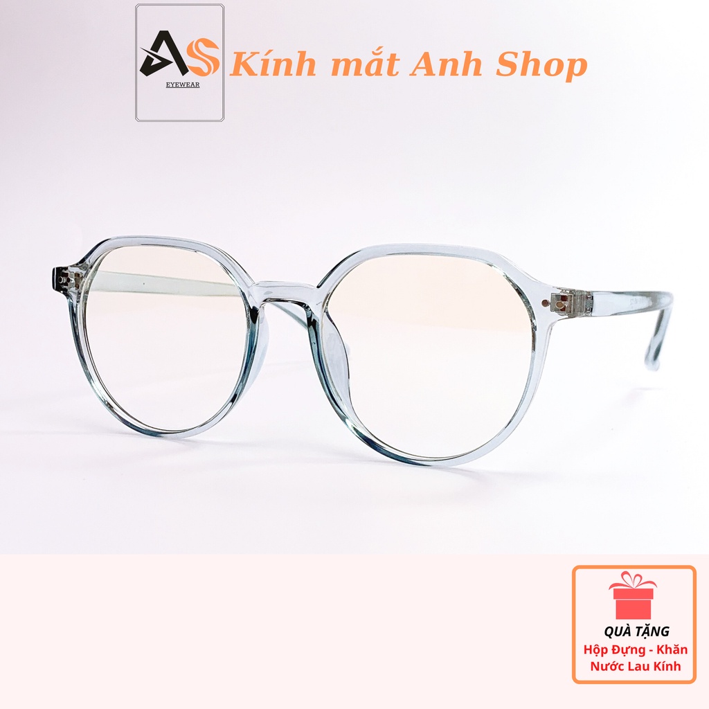 Gọng kính tròn nam nữ chất liệu nhựa 2361