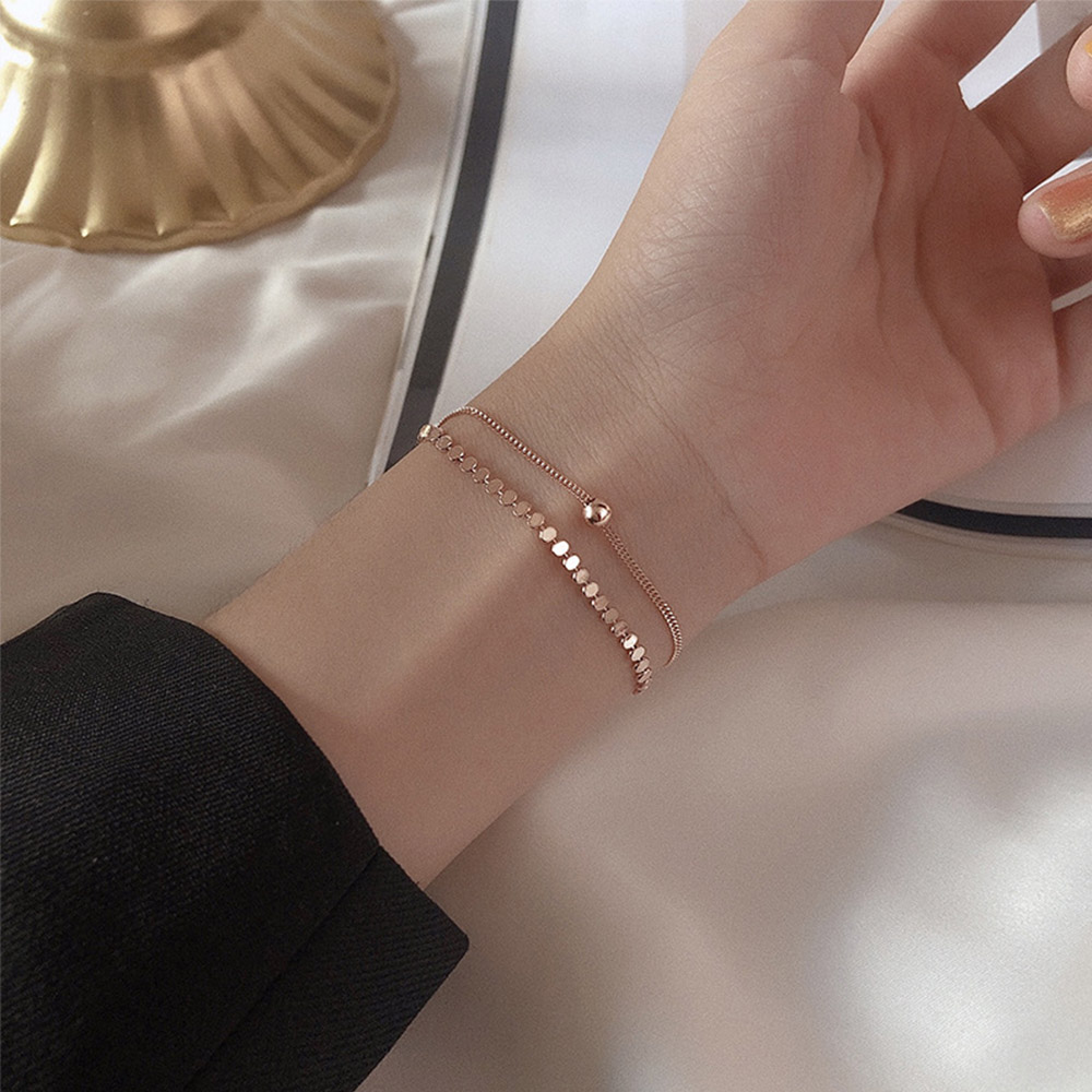 Vòng Tay Hai Lớp Thời Trang Xinh Xắn Dành Cho Nữ