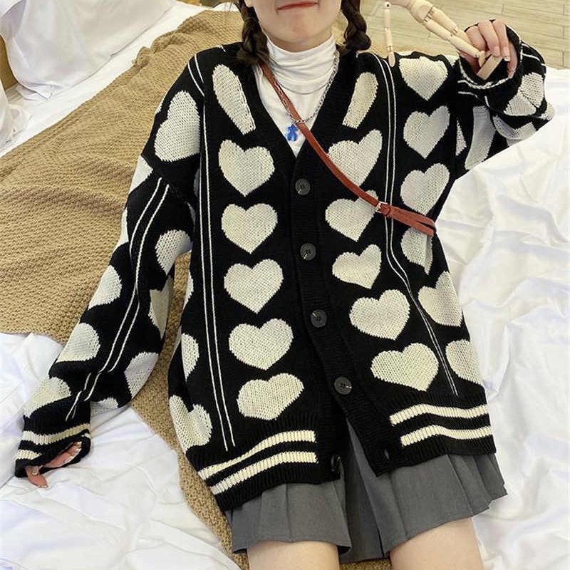 SUXI Áo Khoác Cardigan Dệt Kim Tay Dài Cổ Chữ V Thời Trang Mùa Đông Mới