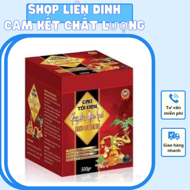 CAO TỎI ĐEN HỒNG SÂM NGỌC LINH NANO CURCUMIN 500g - Tăng đề kháng, bồi bổ phục hồi sức khỏe