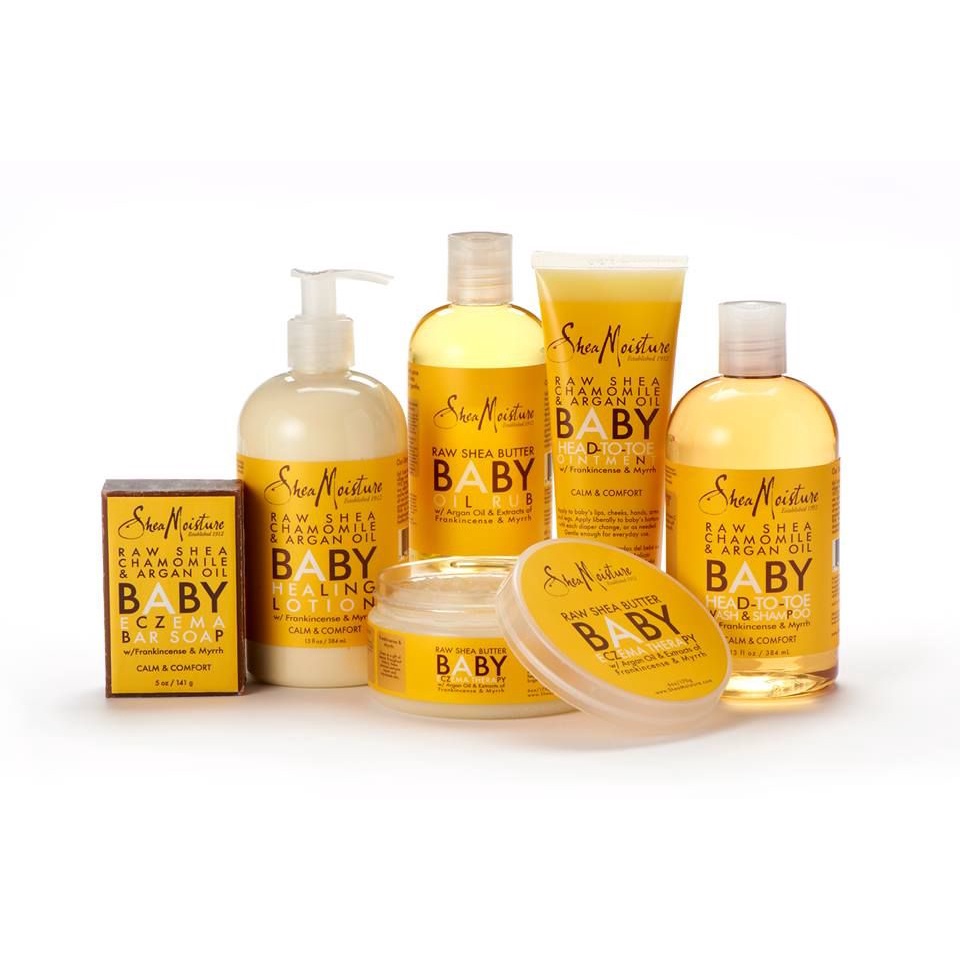 SHEA MOISTURE BABY CHAMOMILE & ARGAN OIL | BỘ TẮM GỘI VÀ LOTION CHĂM SÓC DA CHO BÉ TỪ SƠ SINH VÀ NGƯỜI LỚN