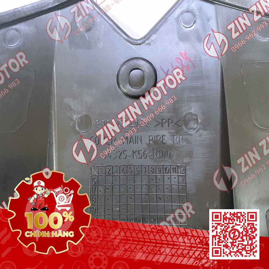 Nhựa Nhám Lườn Giữa Winner V1 64325-K56-N10 Chính Hãng Honda Việt Nam