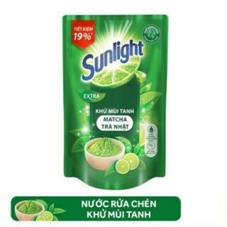 (dạng túi) Nước rửa chén Sunlight Matcha Nhật Bản 500ml