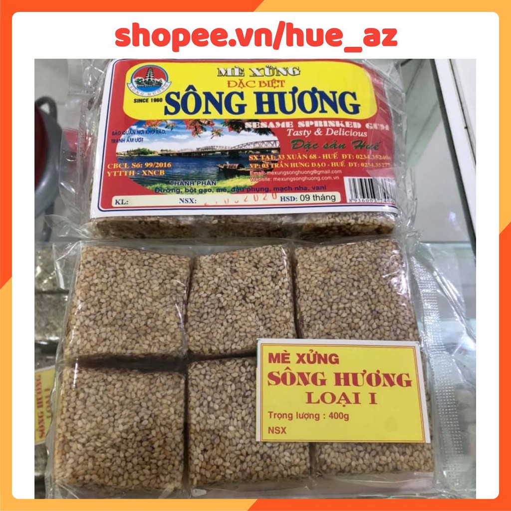 Mè Xửng dẻo Sông Hương 400g siêu ngon 🎈 Đặc sản Huế 🎈