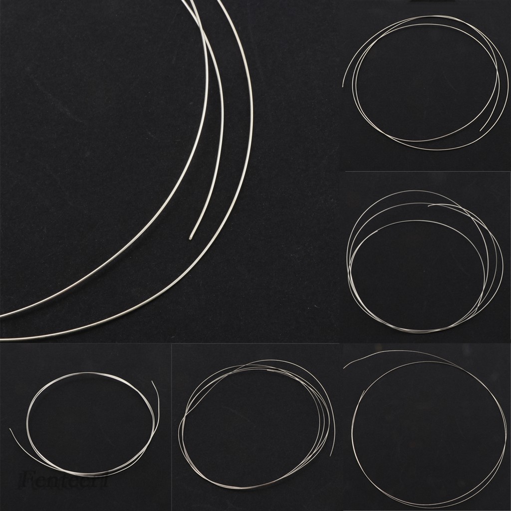 Cuộn Dây Bạc 925 Dài 1M Dùng Làm Trang Sức Thủ Công 0.3mm-0.7mm