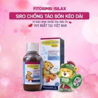 Fitobimbi Isilax - Thảo dược Châu Âu chống táo bón trẻ nhỏ lọ 200ml