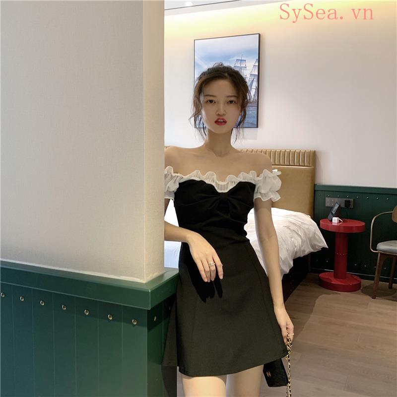 Đầm Nữ Cúp Ngực Trễ Vai Gợi Cảm