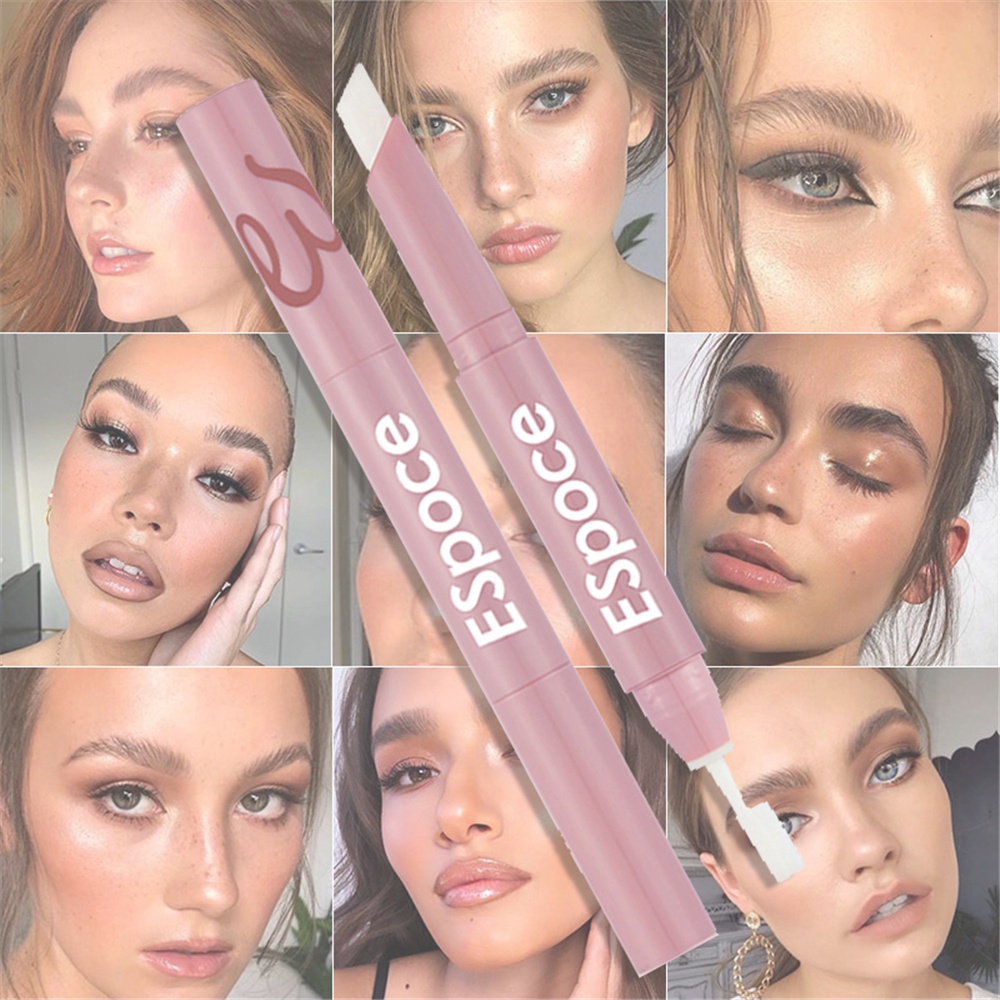 1 Bút Kẻ Lông Mày Dạng Gel Hai Đầu Chống Thấm Nước Lâu Trôi