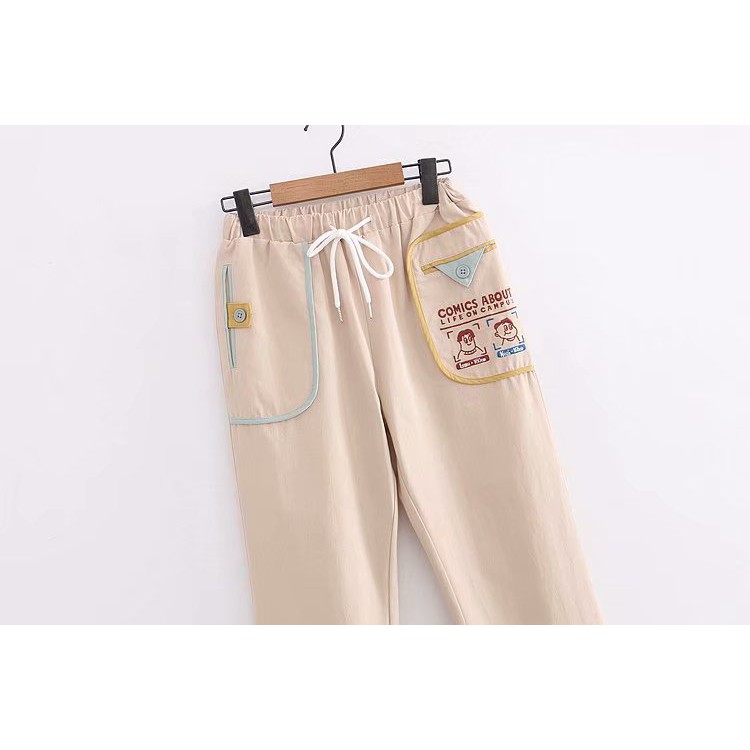 Quần Kaki Nữ Thêu Họa Tiết 180 | BigBuy360 - bigbuy360.vn