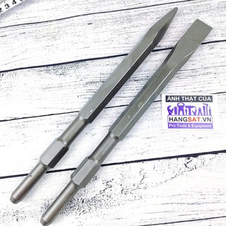 Mũi đục bê tông 17mm - mũi phá bê tông nhọn và dẹp 17mm