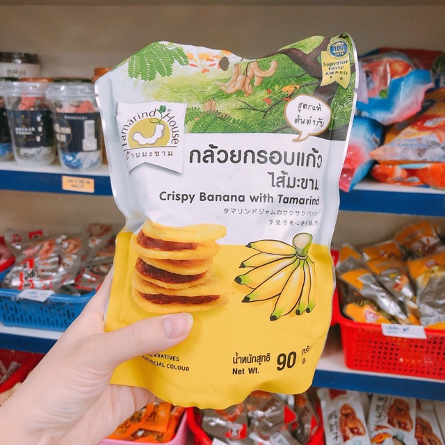 Chuối kẹp me Thái Lan 90gr