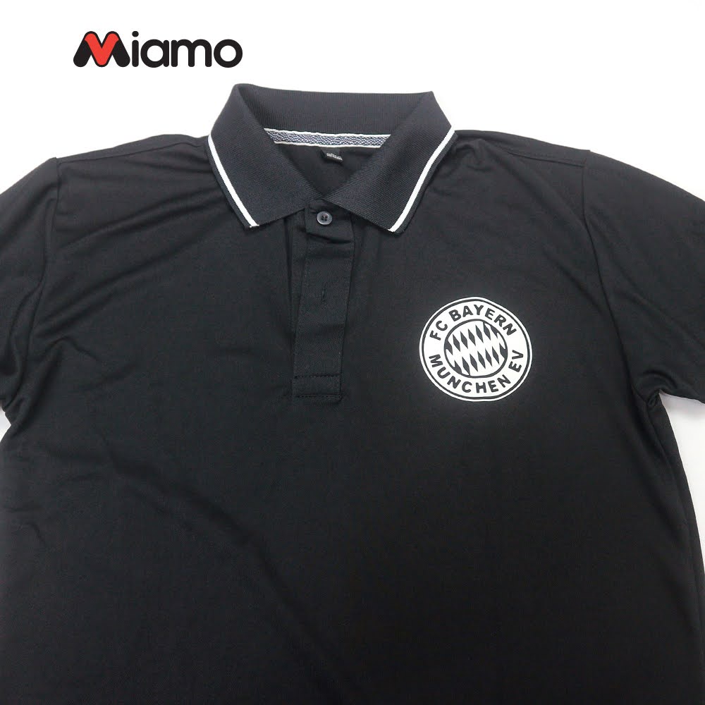 Áo thun polo unisex Miamo câu lạc bộ Bayern basic phom ôm thoải mái, vải ko nhăn xù dành cho nam nữ MO3