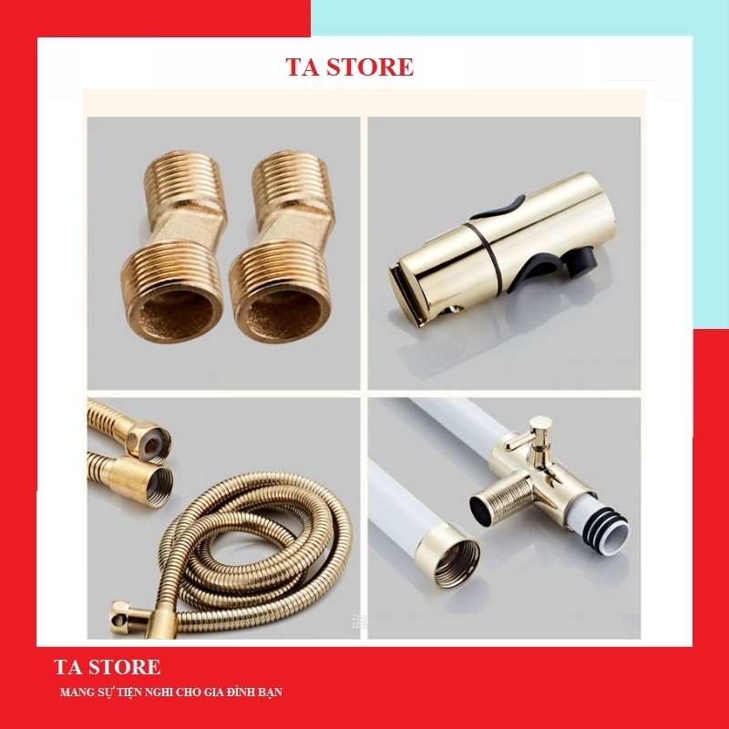 Sen Cây Vòi Tăng Áp Nóng Lạnh Kèm Vòi Xịt Vệ Sinh TATAMO Sen Tắm 4 Chức Năng Thiết Bị Nhà Tắm TA STORE ST06