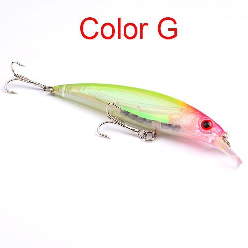 Mồi câu cá giả bằng nhựa mắt 3D 8.2cm/7.3g có móc 0.6-1.8m