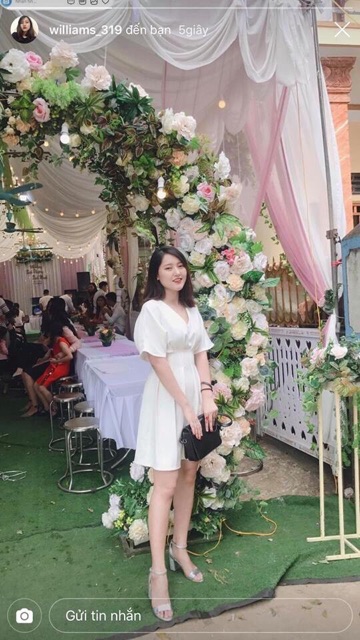 Váy xếp li eo hàng thiết kế