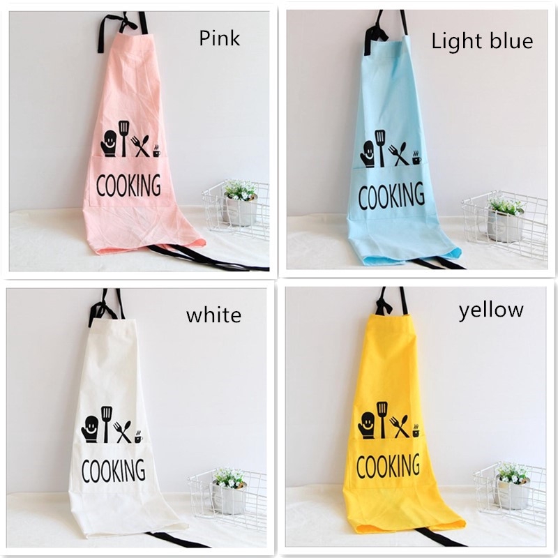 Tạp dề cotton in hình phong cách Nhật Bản