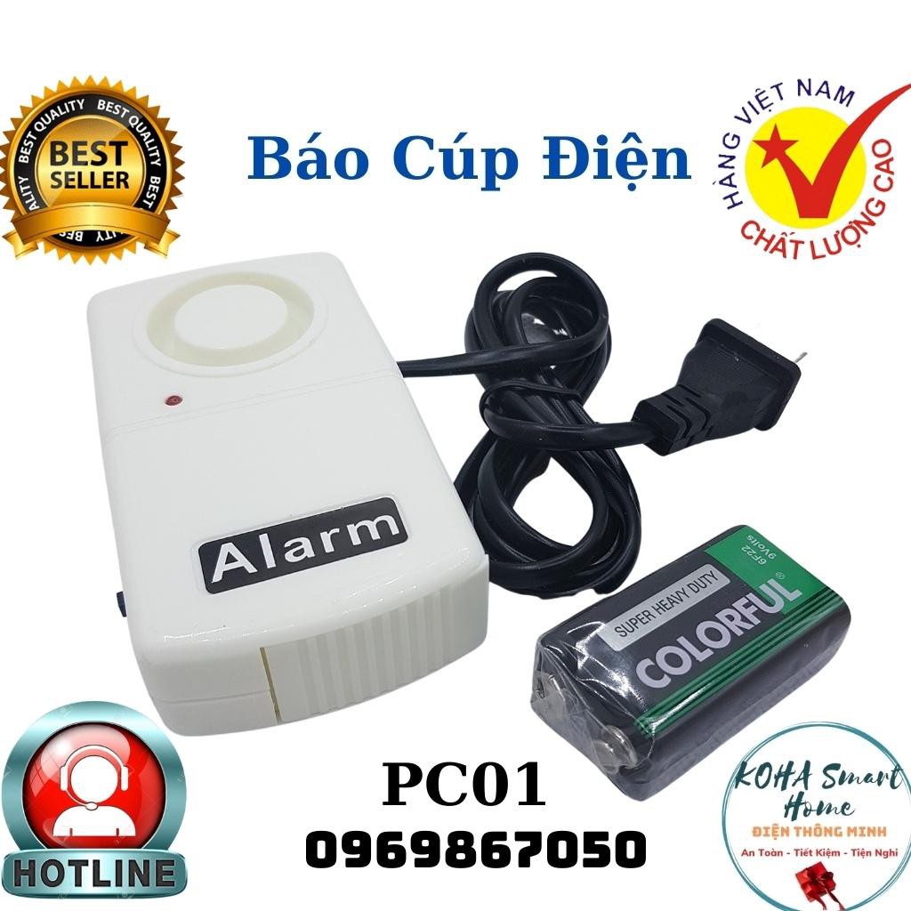 Còi báo động mất điện, thiết bị báo cúp điện, chập điện, chống trộm PC01 chính hãng chất lượng cao