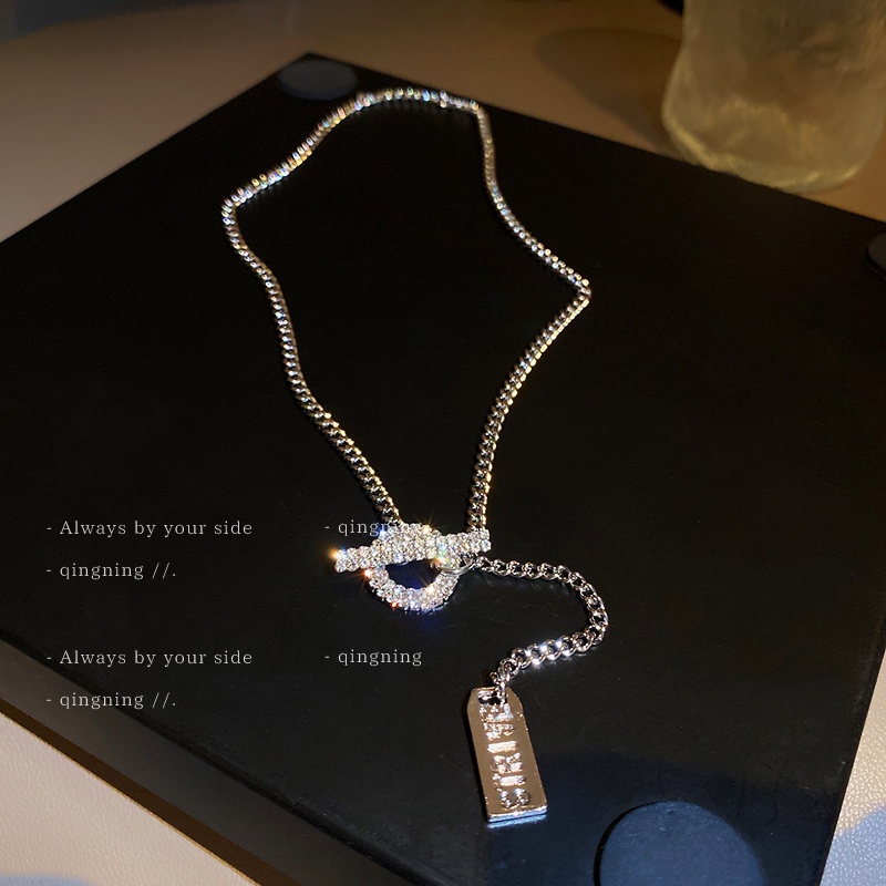 Vòng cổ DREJEW dây xích bằng kim loại phong cách Nhật Hàn