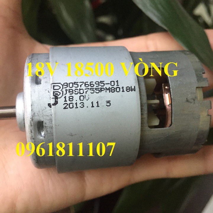 Motor 755 18V cho máy khoan pin