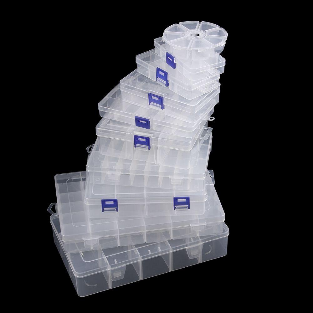 Hộp Nhựa Hình Vuông Đựng Trang Sức / Mồi Câu Cá Tiện Dụng Ốp