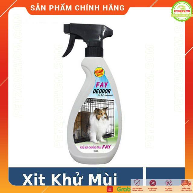 FAY DEODOR for Pet’ environment – KHỬ MÙI CHUỒNG TRẠI nuôi chó mèo động vật 350ml