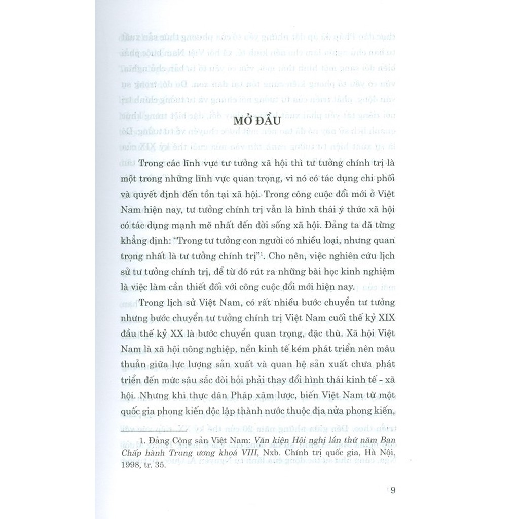 Sách - Bước Chuyển Tư Tưởng Chính Trị Việt Nam Cuối Thế Kỷ XIX Đầu Thế Kỷ XX - Giá Trị Và Bài Học Lịch Sử | BigBuy360 - bigbuy360.vn