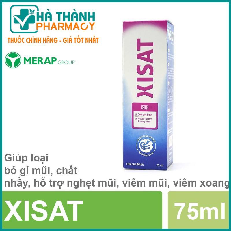 Nước biển sâu XISAT Trẻ Em - Xịt sạch thông mũi (Lọ 75ml)