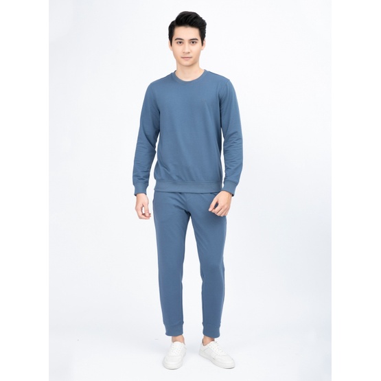 Bộ đồ thu đông nam dài tay Insidemen bo gấu giữ ấm tốt  ILH001W1-