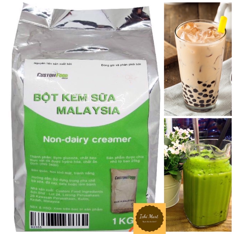 Bột kem sữa Custom Malaysia 200g 200g, Sử dụng trong pha chế trà sữa