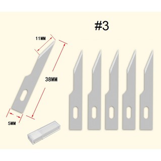Lưỡi dao trổ lưỡi nghiêng ( lưỡi số 3 )