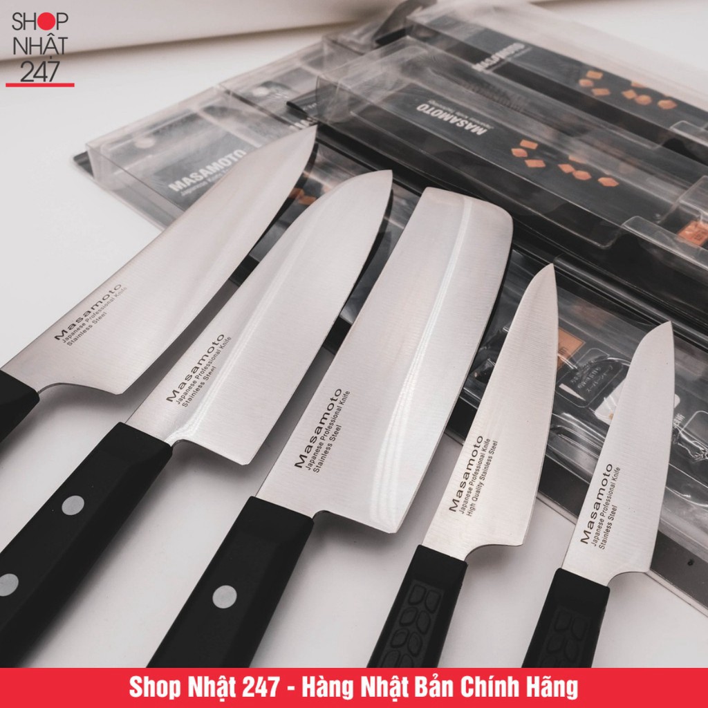 HÀNG CAO CẤP -  Bộ dao làm bếp cao cấp siêu sắc MASAMOTO Nhật Bản  - Hàng Cao Cấp