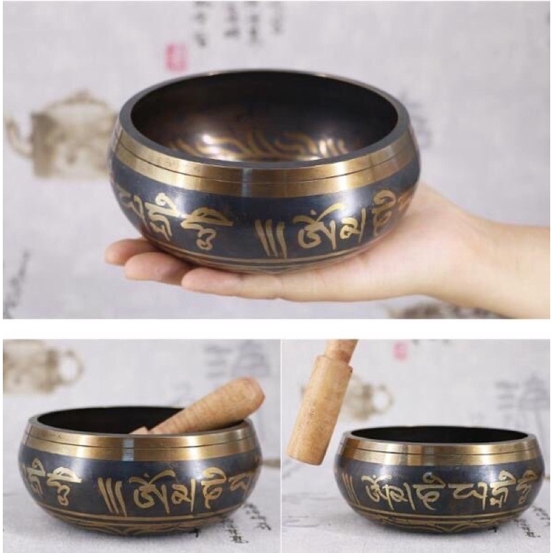 chuông quay tây tạng 12,5cm - chuông đồng