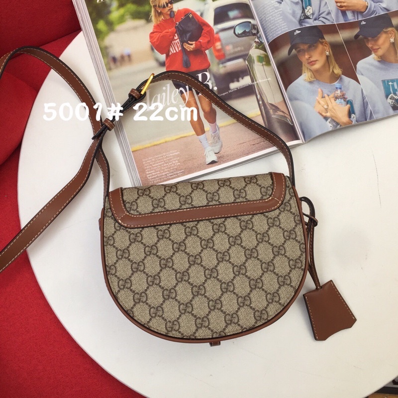 Túi đeo chéo cho nữ thương hiệu thời trang cao cấp Gucci GG/GC Pad Lock da thật