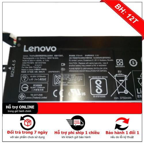 Pin Laptop Lenovo ThinkPad E470 E475 45Wh Battery 01AV411
