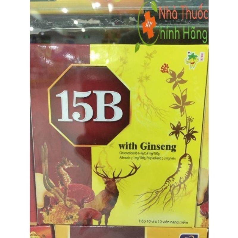 Viên uống bổ sung Vitamin 15B ginseng 100 viên | BigBuy360 - bigbuy360.vn