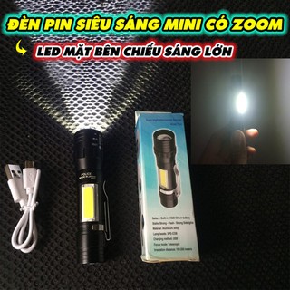 Đèn Pin Siêu Sáng Mini Có Zoom Chống Nước