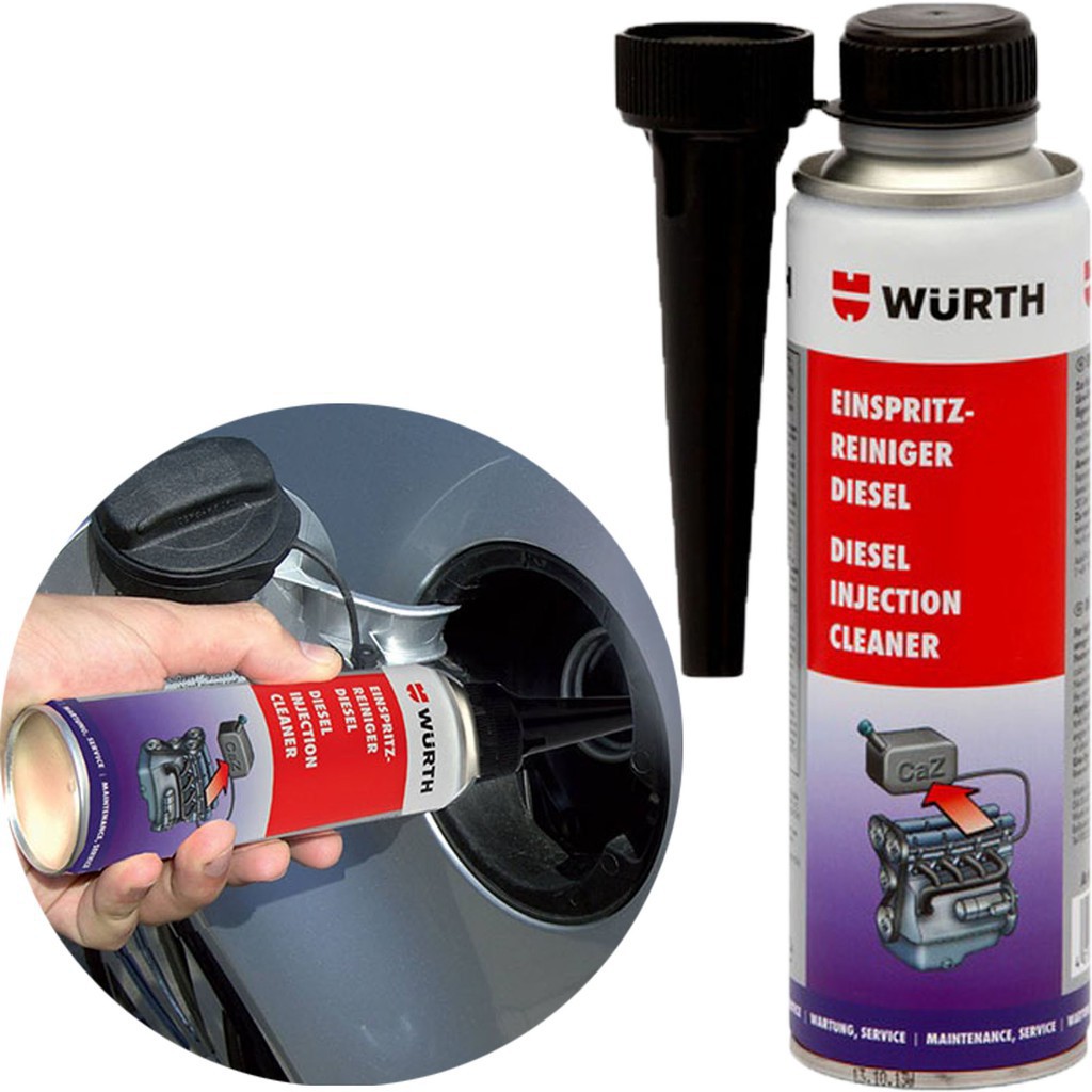 [PHỤ GIA SÚC BÉC DẦU] Wurth Diesel injection cleaner 300ml