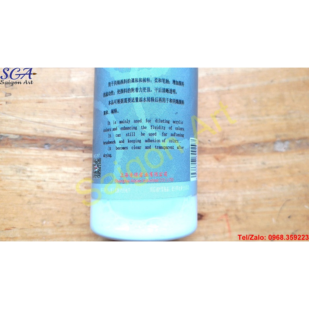 Dung môi pha loãng màu Acrylic jianong chai tròn cao 100ml