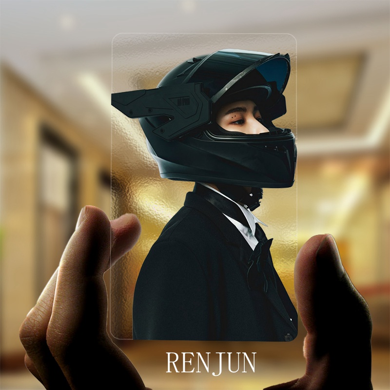 NCT DREAM album Glitch Mode Transparent Photocard HAECHAN JAEMIN JENO JISUNG Small Card