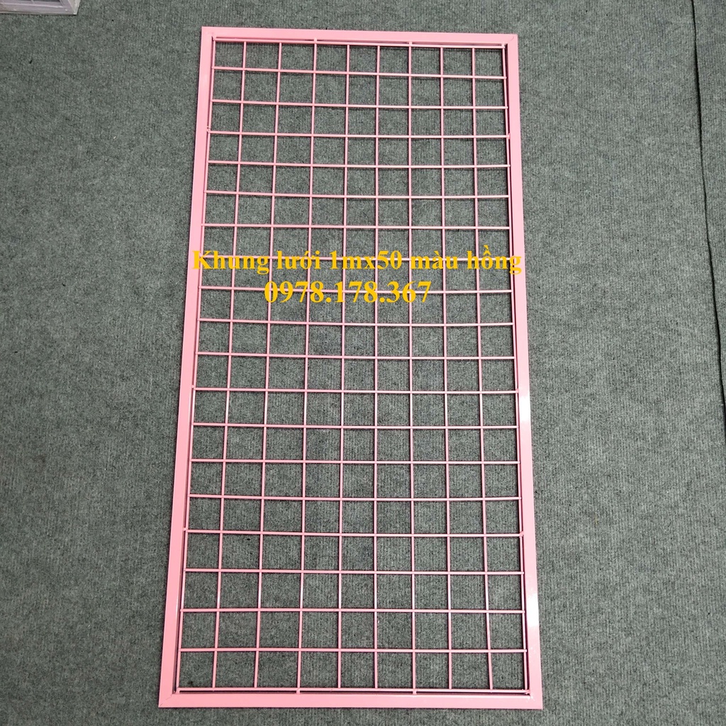 Khung lưới siêu dày - khung lưới ô vuông có viền, khung lưới trang trí decor nhiều màu