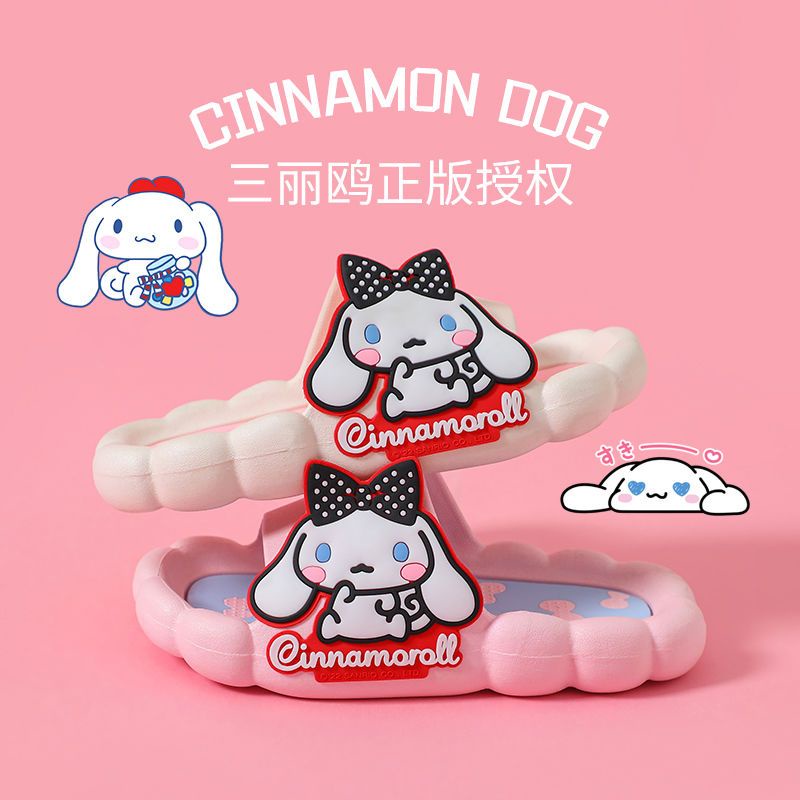 Dép Xỏ Ngón Chống Trượt Thoải Mái In Hoạt Hình Sanrio Kuromi Dễ Thương Thời Trang Mùa Hè Cho Bé Gái