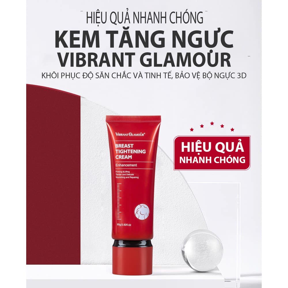 KEM NỞ NGỰC, LÀM SĂN CHẮC NGỰC HIỆU QUẢ VIBRANT GLAMOUR ENHANCEMENT BREAST CREAM 80ML CHÍNH HÃNG - 11504