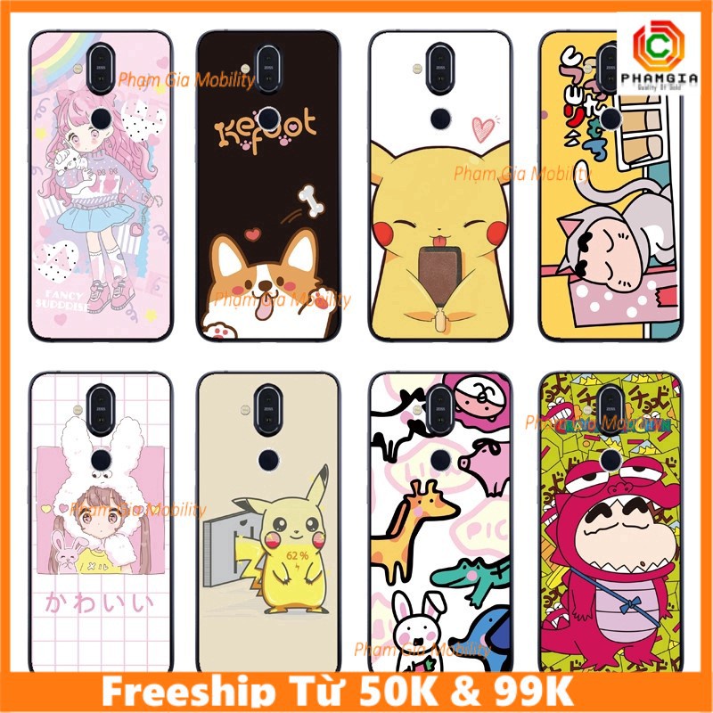 Ốp lưng dẻo in hình đẹp cho Nokia 5.1 Plus/ X5 TPU silicon