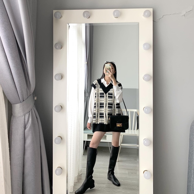 Áo gile kẻ hot hit - Dáng rộng | BigBuy360 - bigbuy360.vn