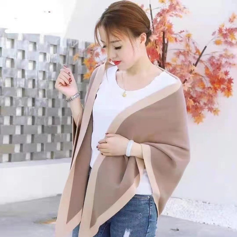 ✉Khăn Choàng Cổ Dệt Kim Mỏng Hình Tam Giác Giữ Ấm Mùa Thu Đông Cho Nữ | BigBuy360 - bigbuy360.vn